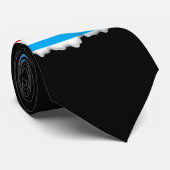 Cravate Drapeau traditionnel de Chicago (Roulé)