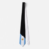 Cravate Drapeau traditionnel de l'Argentine (Devant)