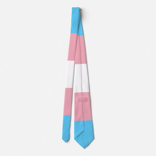 Cravate Drapeau transgenre trans pride symbole LGBT homo g (Dos)