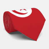 Cravate Drapeau tunisien (Roulé)