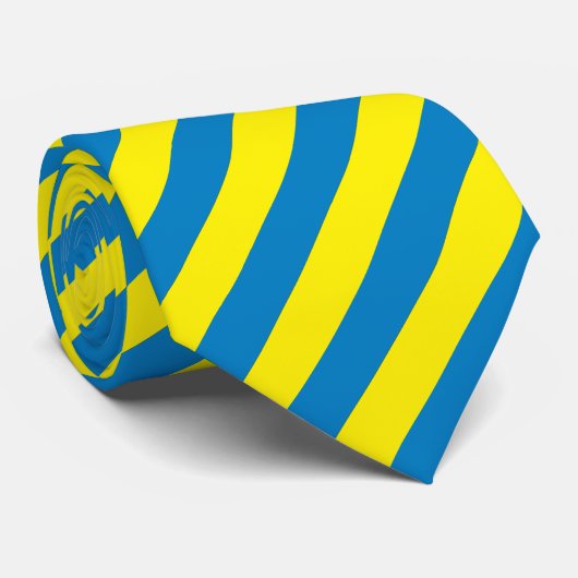 Cravate Drapeau Ukraine (Roulé)
