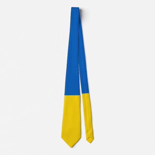 Cravate Drapeau ukrainien (Devant)