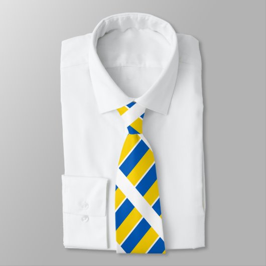 Cravate Drapeau ukrainien (Attaché)