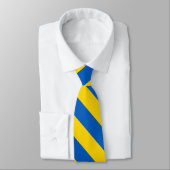 Cravate Drapeau ukrainien (Attaché)