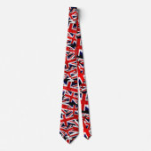 Cravate Drapeau Union Jack British England UK (Devant)