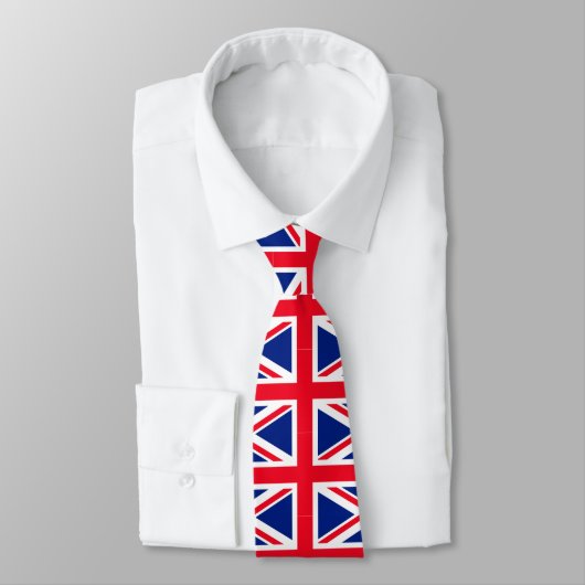 Cravate Drapeau Union Jack du Royaume-Uni (Attaché)