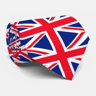 Cravate Drapeau Union Jack du Royaume-Uni