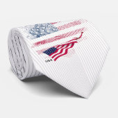 Cravate Drapeau USA (Roulé)