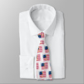 Cravate Drapeau USA "Home Sweet Home" Art Imprimer (Attaché)