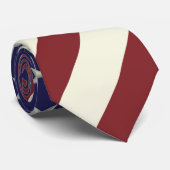 Cravate Drapeau USA Inspiré Vintage (Roulé)