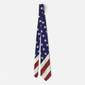 Cravate Drapeau USA Inspiré Vintage (Dos)