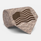 Cravate Drapeau USA Soft en cuir (Roulé)