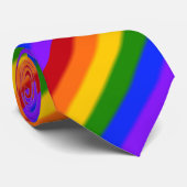 Cravate Drapeau v2 de gay pride de Falln (Roulé)