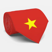 Cravate Drapeau vietnamien (Vietnam) (Roulé)