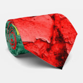 Cravate Drapeau vintage de rasta (Roulé)