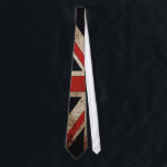 Cravate Drapeau vintage du R-U de grunge<br><div class="desc">Conception BRITANNIQUE de drapeau de grunge vintage. Pour votre papa frais ou quelqu'un.</div>