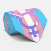 Cravate Drapeau W/symbol de transport (Roulé)