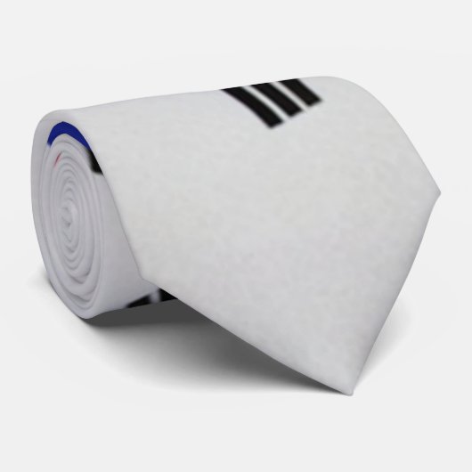 Cravate Drapeaux D'Inspiration (Corée Du Sud) (Roulé)