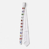 Cravate Drapeaux navals du monde (Dos)