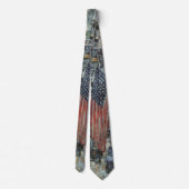 Cravate Drapeaux sur la 57e Rue par Frederick Childe Hassa (Dos)