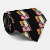 Cravate DREAM D'OR / Méditation Yoga Jardin Zen (Roulé)