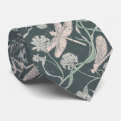 Cravate Dream Dragonfly Cornflower, Etoiles, Chevron (Roulé)