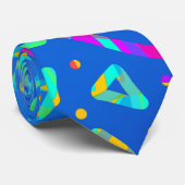 Cravate Dream Wave Festival - Crumble électrique 8 (Roulé)