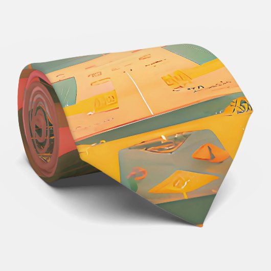 Cravate Dream World (Roulé)