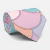 Cravate Dreamy Rainbow Fish Scale (Roulé)