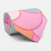 Cravate Dreamy Rainbow Fish Scale (Roulé)