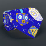 Cravate Dreidel, Dreidel, Dreidel<br><div class="desc">Elégant et complexe rêve pour vous aider à célébrer votre Hanoukka dans le style.</div>