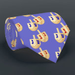 Cravate Dreidels<br><div class="desc">Deux dreidels en bois</div>
