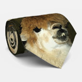 Cravate drôle 2 de lama (Roulé)