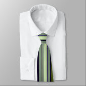 Cravate Drôle 60s Earth Tone Stripes (Attaché)