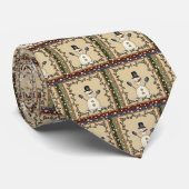 Cravate drôle de bonhomme de neige (Roulé)