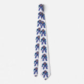 Cravate Drôle dessin animé de robot | Voiture robotique |C (Dos)