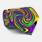Cravate Drôle Far-out Psychedelic Swirl Wet Paint (Roulé)
