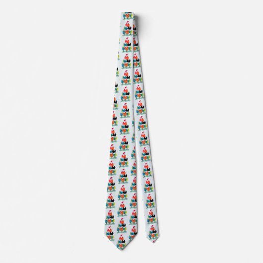 Cravate Drôle & Festive Mouton de vacances (Devant)