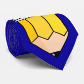 Cravate drôle principale de crayon de maître (Roulé)