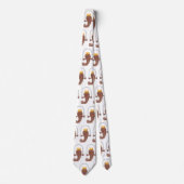 Cravate Drôle sauter boudskipper poisson dessin animé (Devant)