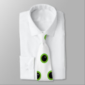 Cravate Drôle yeux verts (Attaché)