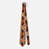 Cravate drôles de chameau à thème désert partout (Devant)