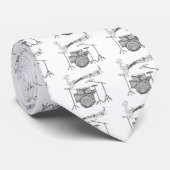 Cravate Drummer Je Suis_ (Roulé)