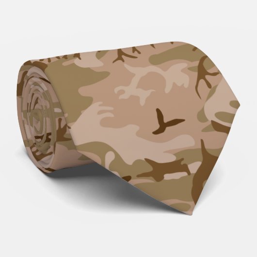 Cravate du Camouflage de sable du désert (Roulé)