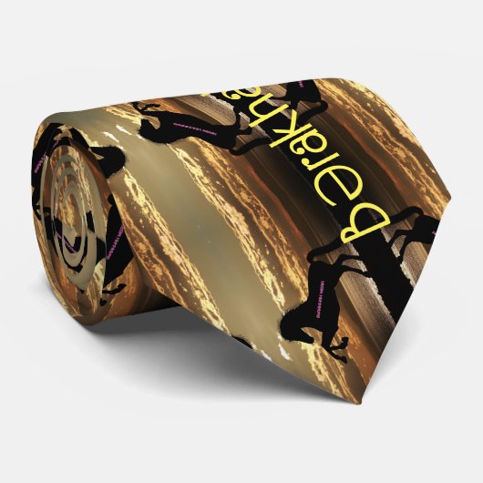 Cravate du Cheval du coucher de soleil (Roulé)