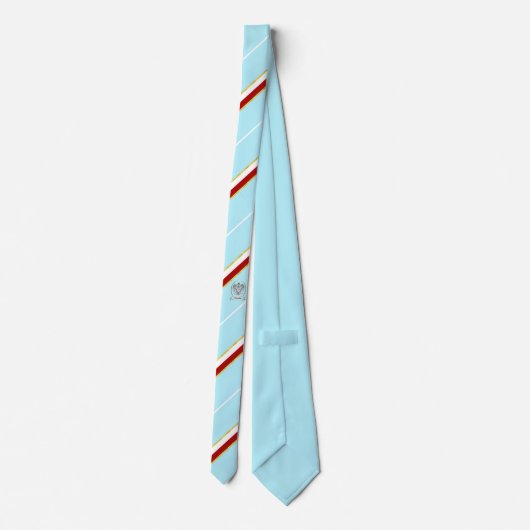 Cravate du drapeau à rayures polonais (Dos)