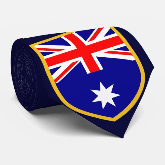 Cravate du drapeau australien (Roulé)