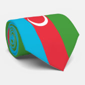 Cravate du drapeau azerbaïdjanais (Azerbaïdjan) (Roulé)