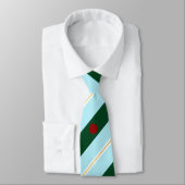 Cravate du drapeau bangladais rayé (Attaché)