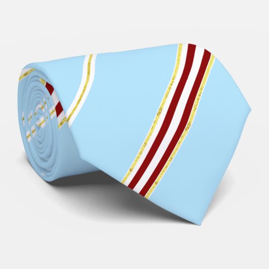 Cravate du drapeau brno rayures (Roulé)